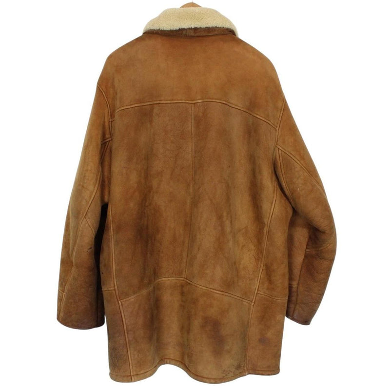 Vintage 1970s Avirex Suede Leather Shearling Pilot Coat