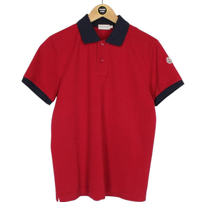 Moncler Maglia Manica Corta Red Short Sleeve Polo Shirt