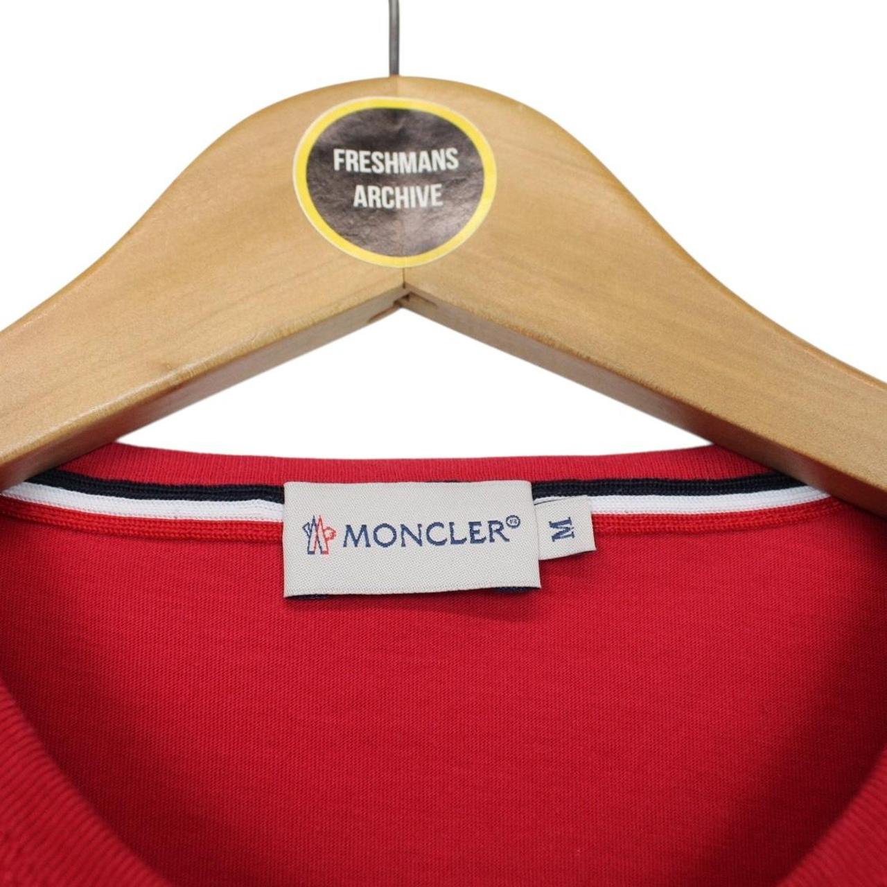 Moncler Maglia Red Classic Logo Short Sleeve T-Shirt