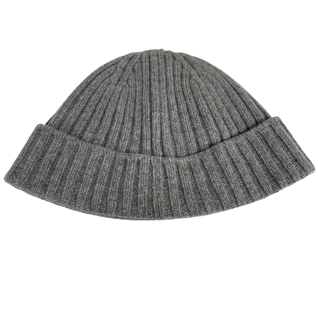 Belstaff Grey Virgin Wool Watch Beanie Hat
