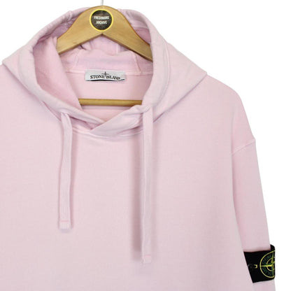 Stone Island SS 2024 Pink Cotton Hoodie Jumper