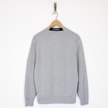 CP Company Grey Goggle Lens Sweatshirt Jumper