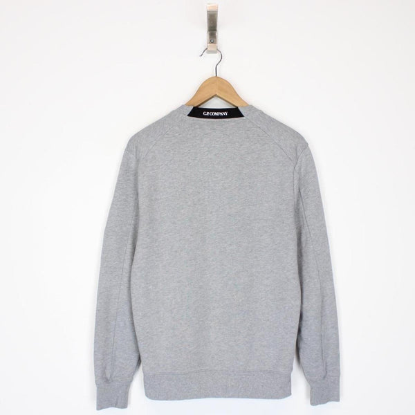 CP Company Grey Goggle Lens Sweatshirt Jumper