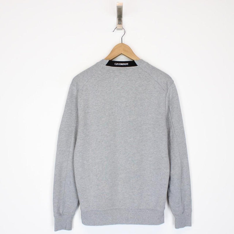 CP Company Grey Goggle Lens Sweatshirt Jumper