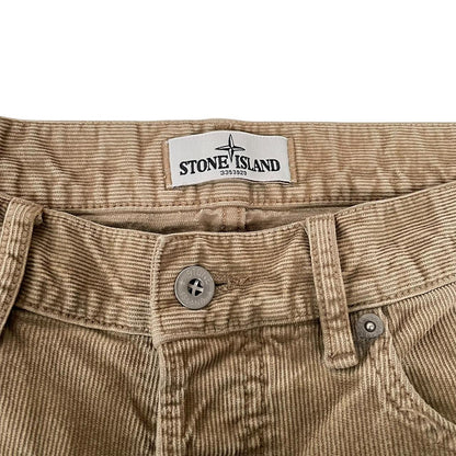 Stone Island AW 2012 Beige RE Fit Corduroy Trousers