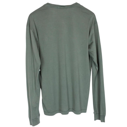 Stone Island AW 2021 Green Long Sleeve Compass T-Shirt