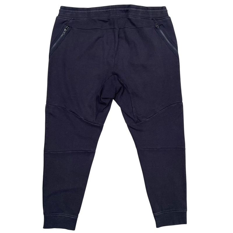 CP Company Navy Blue Goggle Lens Cotton Tracksuit Bottoms / Joggers