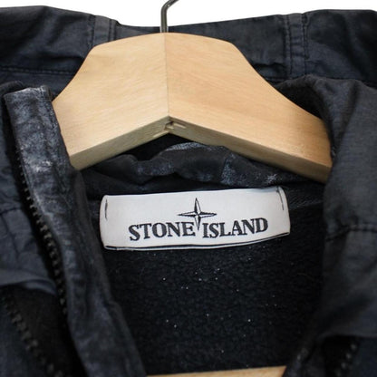 Stone Island AW 2017 Navy Blue Frost Hoodie Jumper