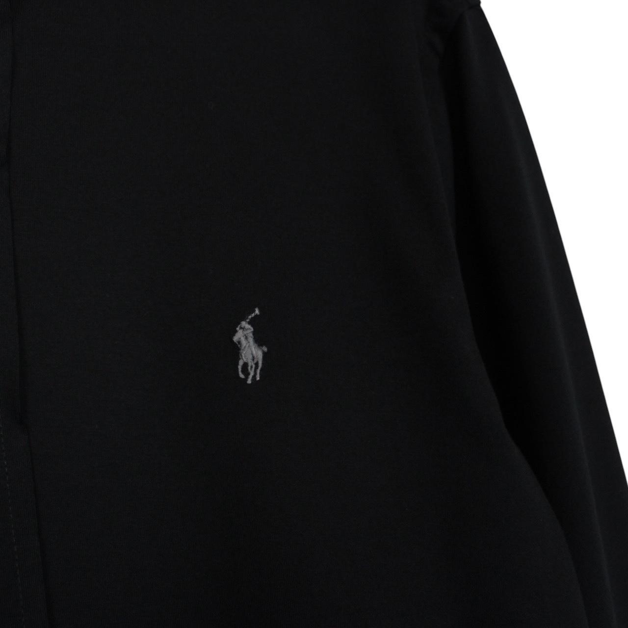 Polo Ralph Lauren Black Pima Cotton Long Sleeve Shirt