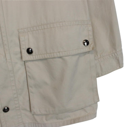 Vintage Polo Ralph Lauren Beige Full Zip Military Multi Pocket Jacket
