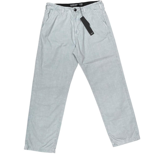 Stone Island SS 2024 Light Blue LO Fit Cotton Trousers