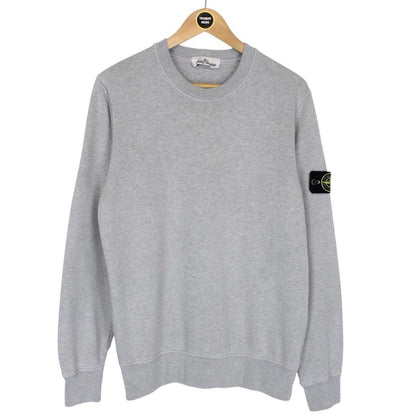 Stone Island AW 2022 Grey Cotton Sweatshirt Jumper