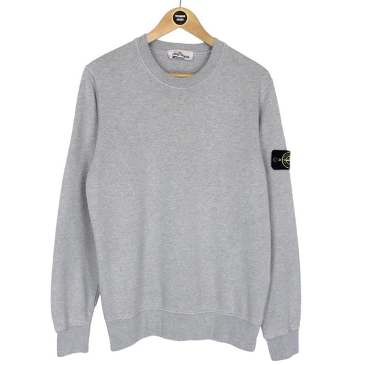 Stone Island AW 2022 Grey Cotton Sweatshirt Jumper