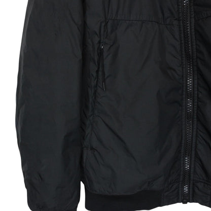 Stone Island AW 2020 Black Garment Dyed Crinkle Reps NY Primaloft Jacket