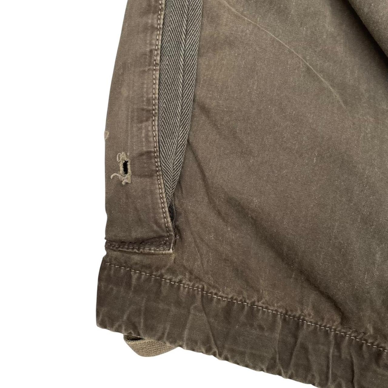Stone Island SS 2012 Khaki Green Bermuda Cotton Cargo Shorts