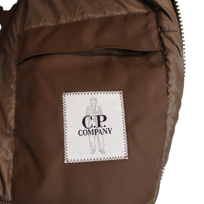 CP Company Metropolis Brown Dynatec Wool/Nylon Knit Jacket