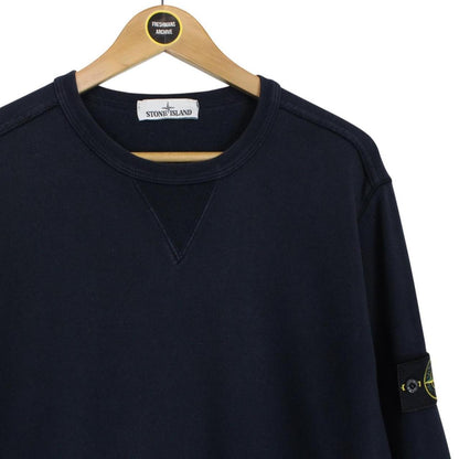 Stone Island SS 2018 Navy Blue Cotton Sweatshirt Jumper