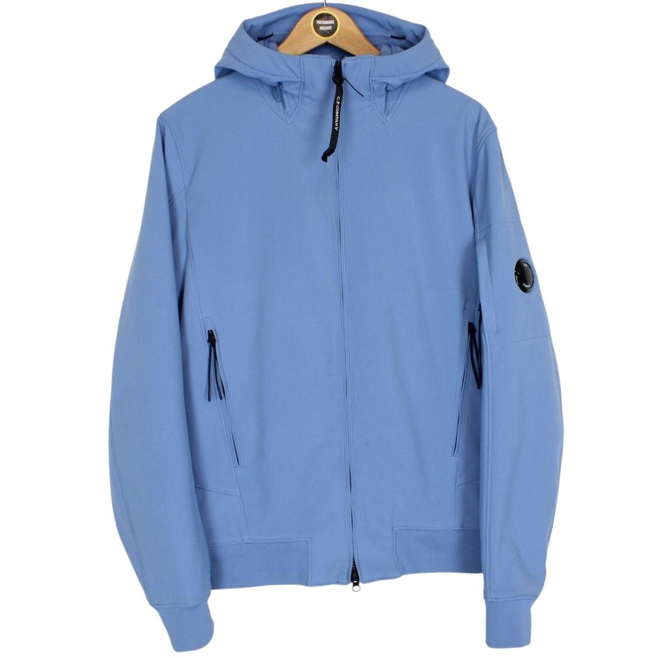 CP Company Blue Shell-R Soft Shell Lens Jacket
