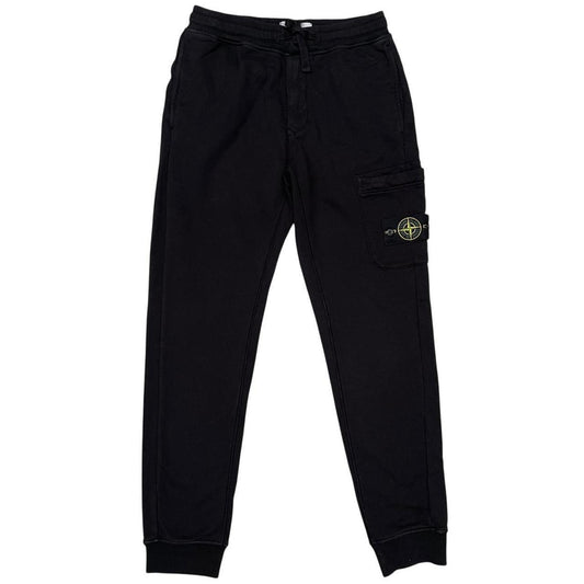 Stone Island AW 2022 Black Cotton Tracksuit Bottoms / Joggers