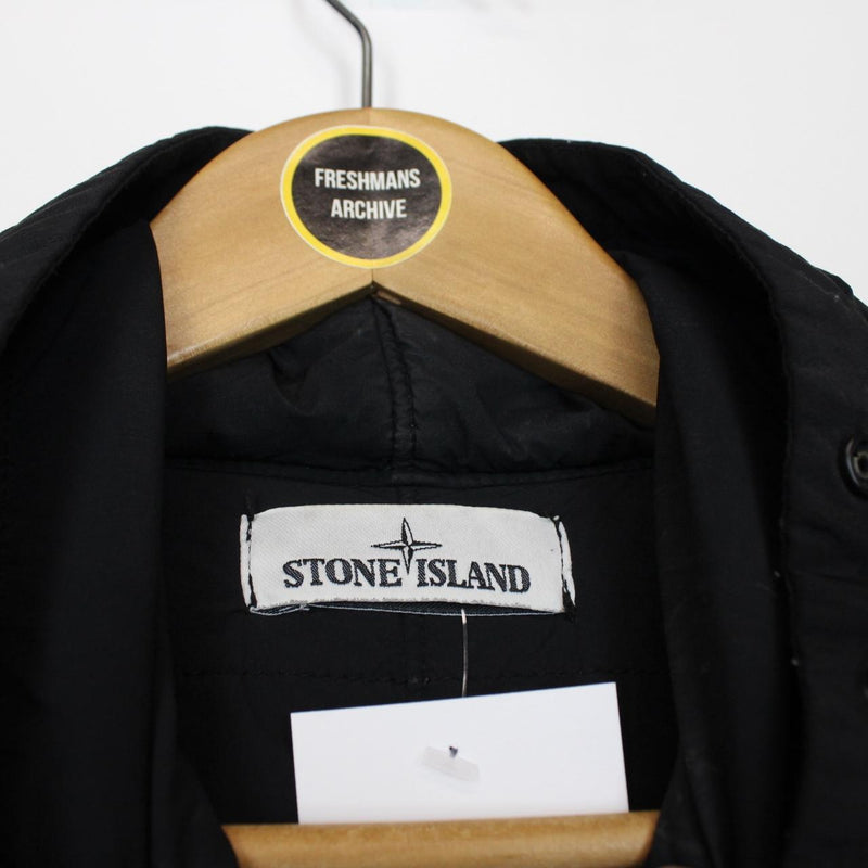 Stone Island AW 2019 Navy Blue Comfort Tech Composite Hooded Jacket