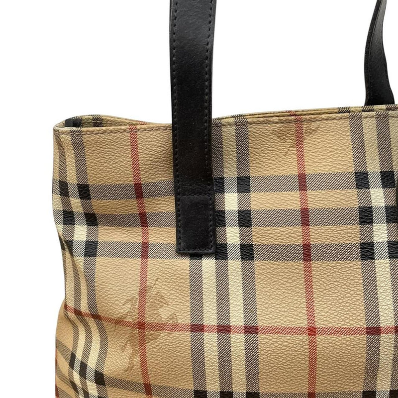Vintage 90s Burberry Tan Brown Nova Check Shoulder Bag
