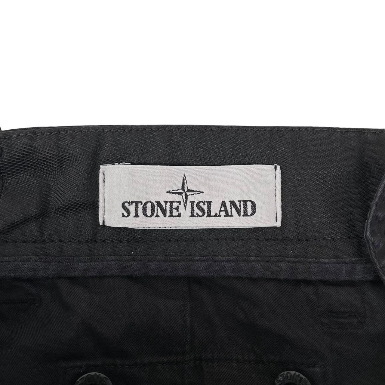 Stone Island Black Slim Fit Cargo Trousers