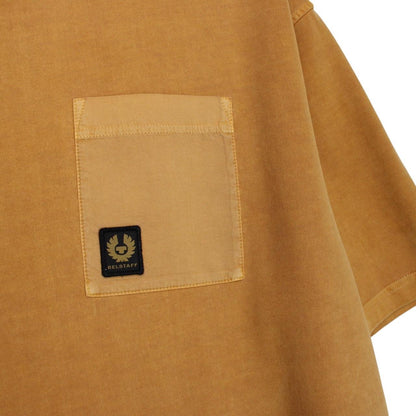 Belstaff Clifton Golden Oak Short Sleeve Cotton T-Shirt