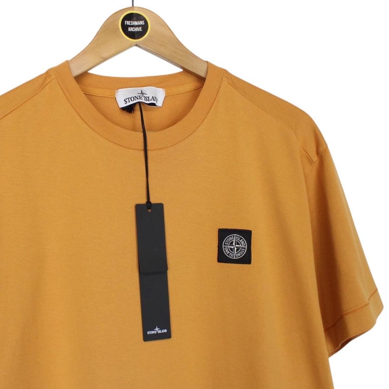 Stone Island AW 2023 Orange Short Sleeve Compass T-Shirt