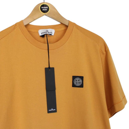 Stone Island AW 2023 Orange Short Sleeve Compass T-Shirt