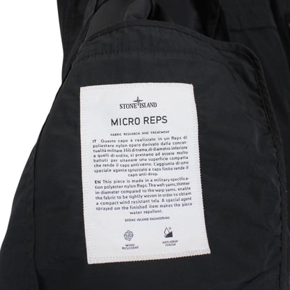 Stone Island SS 2020 Black Micro Reps Nylon Jacket