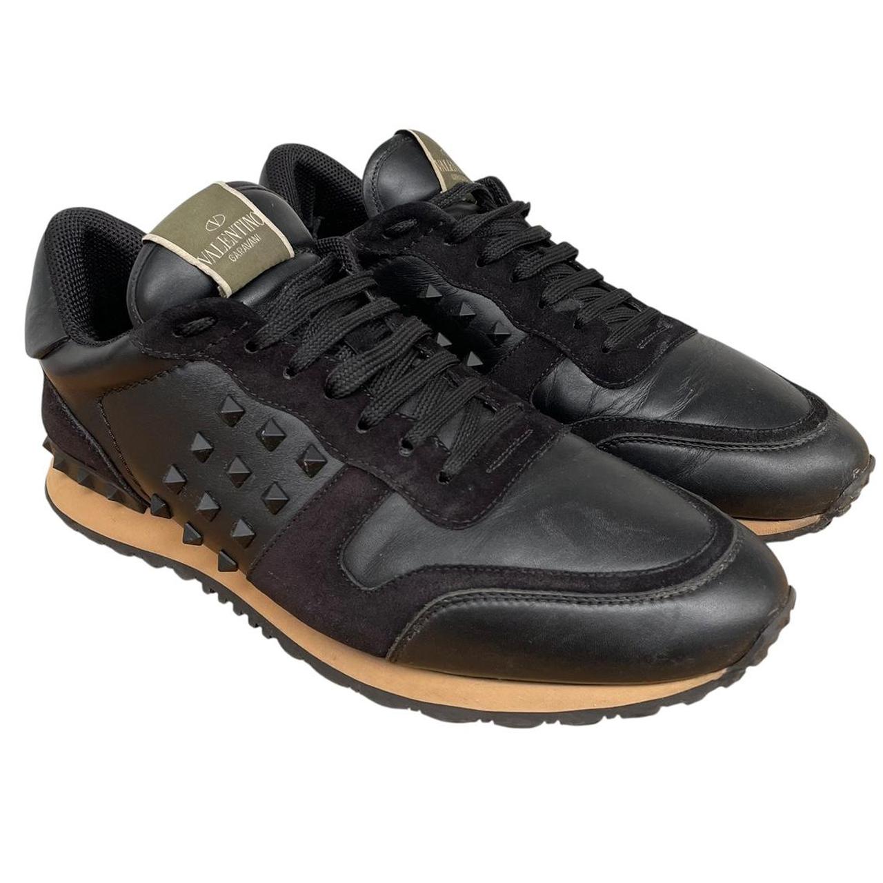 Valentino Garavani Rockrunner Black Camouflage Trainers
