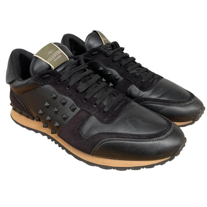 Valentino Garavani Rockrunner Black Camouflage Trainers