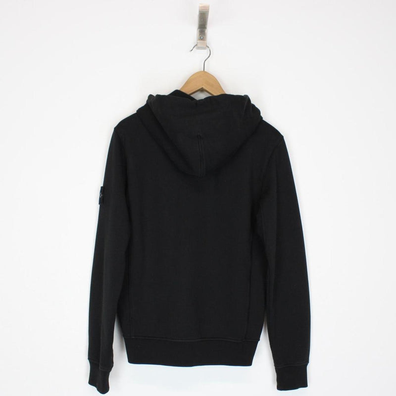 Stone Island SS 2019 Black Full Zip Cotton Hoodie Jumper