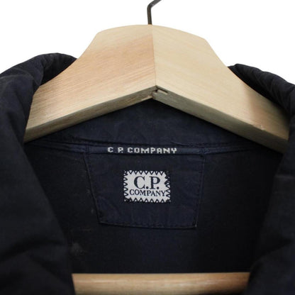CP Company Navy Blue Full Zip Lens Overshirt Jacket