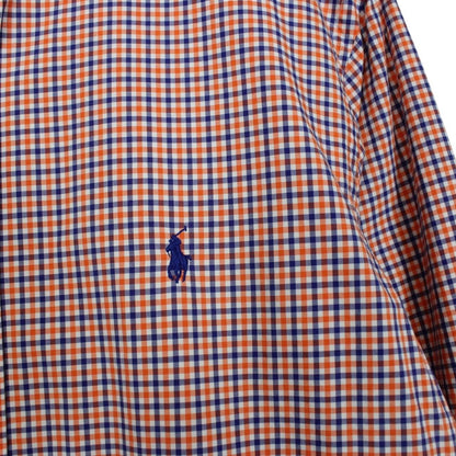 Polo Ralph Lauren multicoloured check long sleeve shirt in cotton with logo detail.
