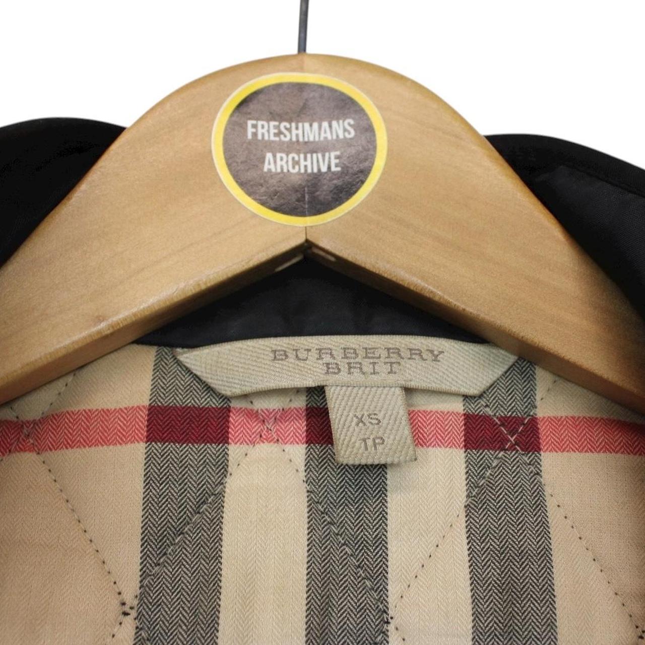 Burberry Brit Black and Beige Nova Check Quilted Jacket