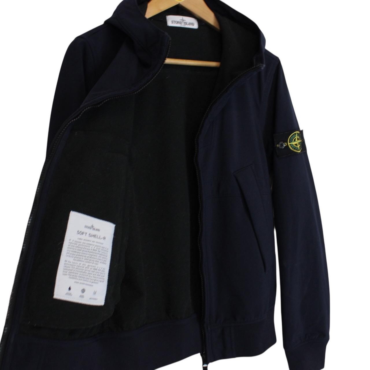 Stone Island AW 2013 Navy Blue Soft Shell-R Full Zip Jacket