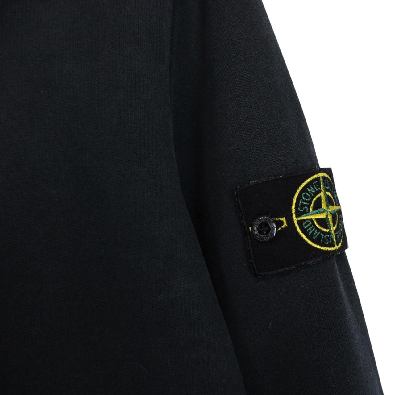 Stone Island AW 2018 Navy Blue Cotton Hoodie Jumper