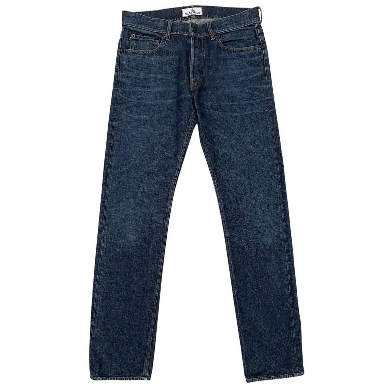 Stone Island SS 2016 Navy Blue Slim Fit Denim Jeans