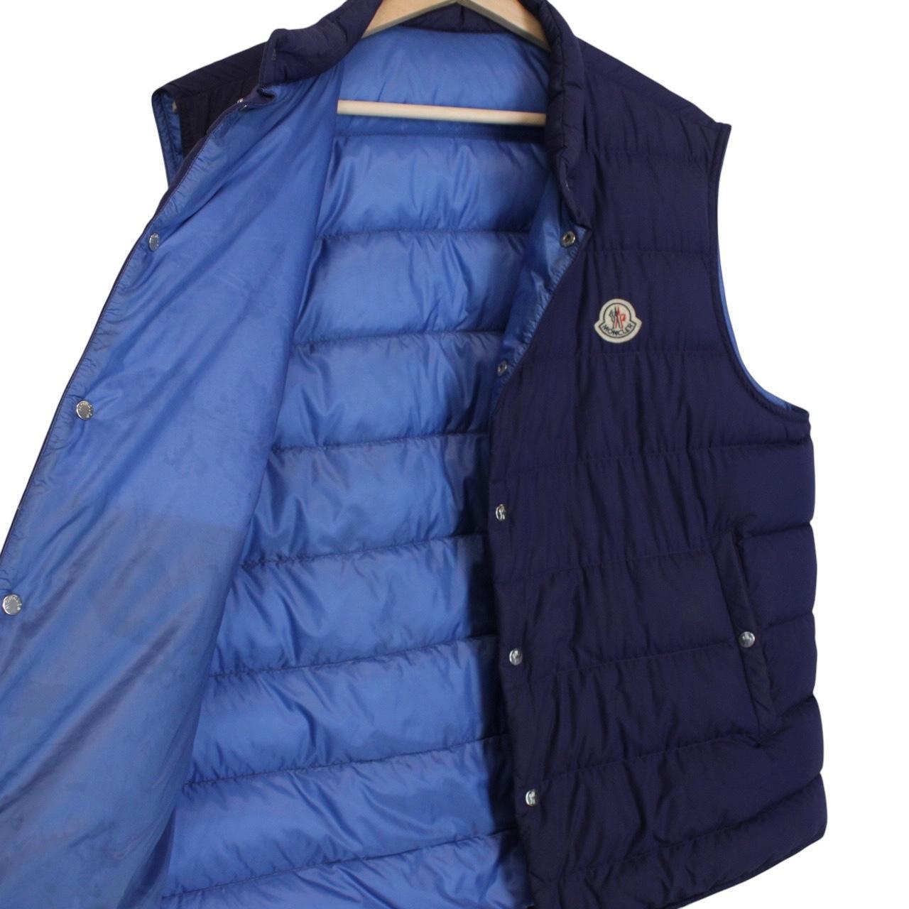 Moncler Navy Blue Febe Quilted Gilet / Bodywarmer