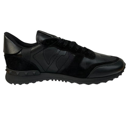 Valentino Garavani Rockrunner Black Camo Trainers