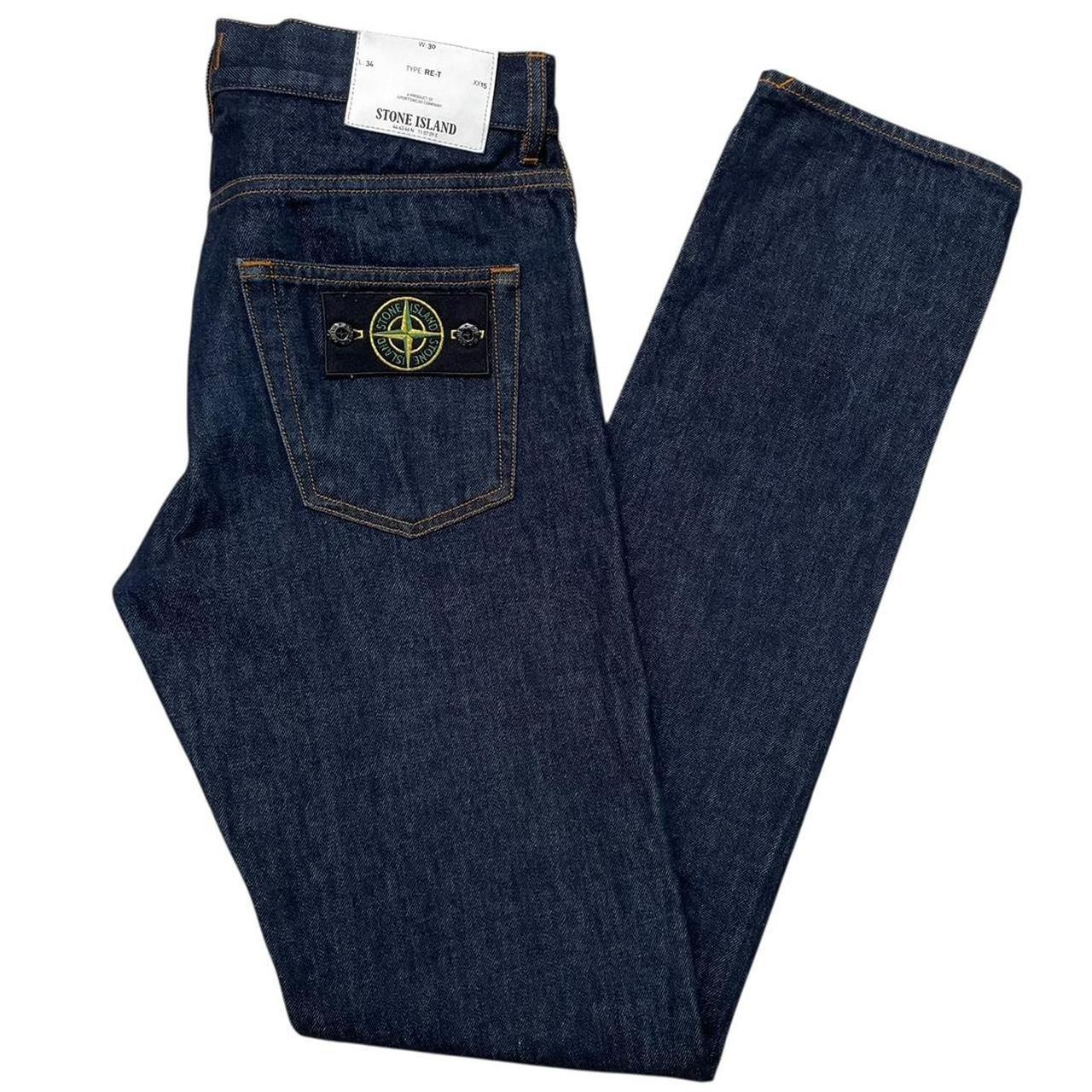 Stone Island AW 2012 Navy Blue RE-T Fit Denim Jeans