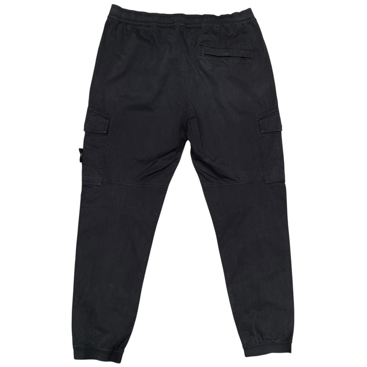 Stone Island AW 2020 Black RE-T Fit Cargo Trousers
