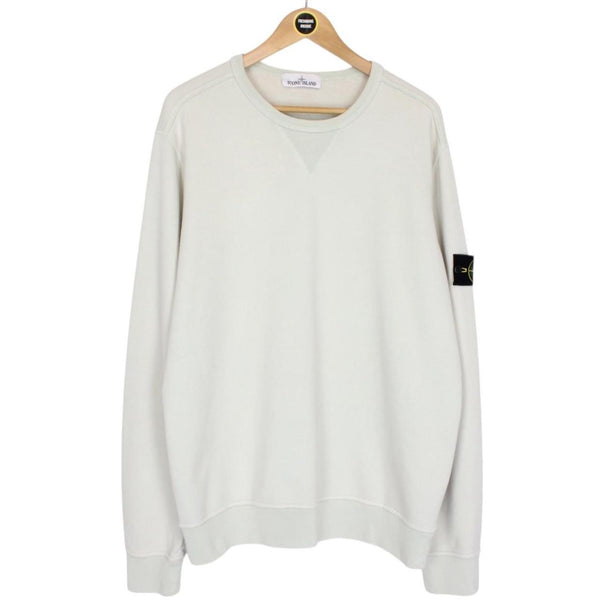 Stone Island SS 2018 Pale Green Cotton Sweatshirt Jumper