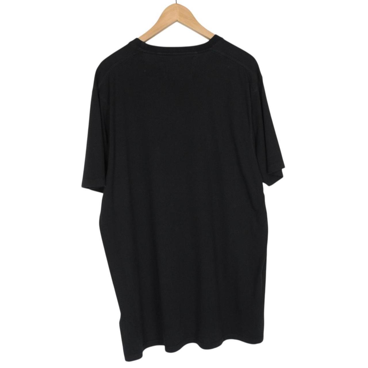 CP Company Black Logo Print Short Sleeve Cotton T-Shirt