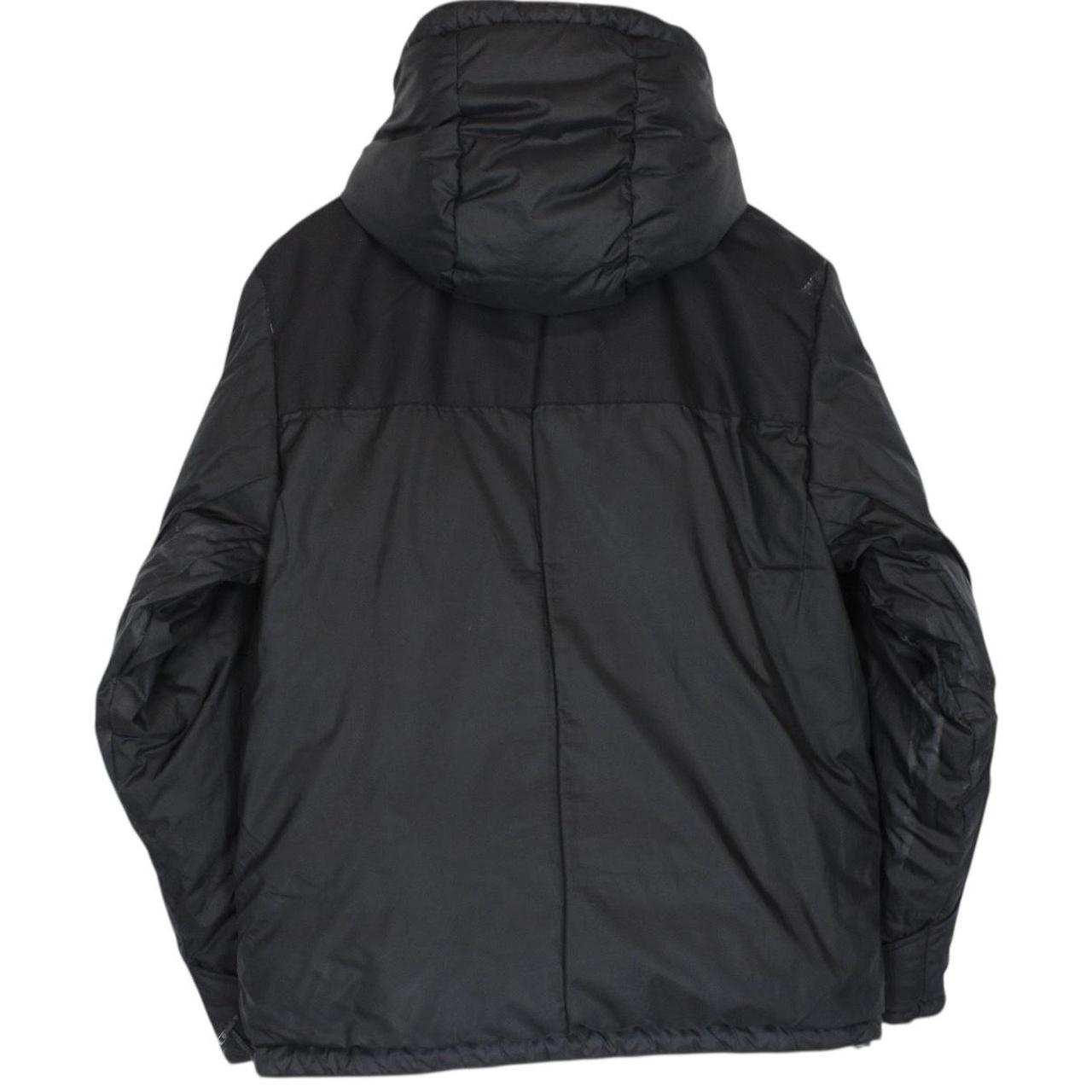 Burberry Tan Brown and Black Nova Check Reversible Hooded Down Jacket