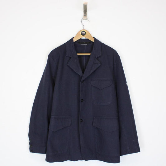Vintage Stone Island Denims SS 2005 Navy Blue Button Up Cotton Jacket