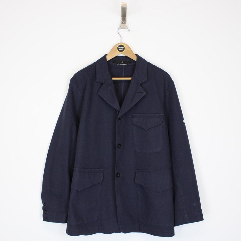 Vintage Stone Island Denims SS 2005 Navy Blue Button Up Cotton Jacket