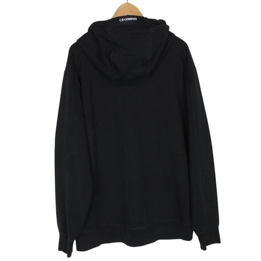 CP Company Black Goggle Lens Cotton Hoodie Jumper