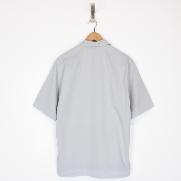 Vintage Stone Island SS 2003 Grey Short Sleeve Cotton Shirt